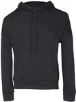 Bella + Canvas Kapuzenpullover Unisex Sponge Fleece Pullover DTM Hoodie Schwarz/Dunkelgrau/Grau