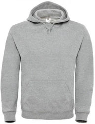 B&C Kapuzenpullover ID.003 Hellgrau/Grau/Dunkelgrau