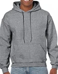 Gildan Kapuzenpullover Heavy Blend Hooded Sweatshirt Hellgrau/Dunkelgrau/Grau