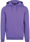 Build Your Brand Kapuzenpullover Heavy Hoody Lila/Dunkelblau