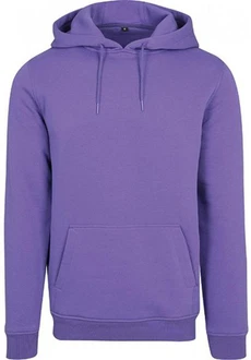 Build Your Brand Kapuzenpullover Heavy Hoody Lila/Dunkelblau