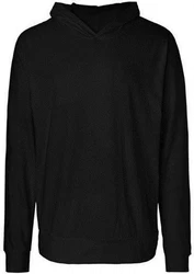 Neutral Kapuzenpullover Herren Jersey Hoodie Schwarz