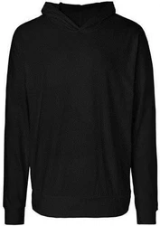 Neutral Kapuzenpullover Herren Jersey Hoodie Schwarz