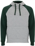 Roly Kapuzenpullover Badet Hooded Sweatshirt Unisex Dunkelgrün/Grün/Hellgrau
