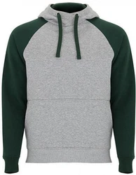 Roly Kapuzenpullover Badet Hooded Sweatshirt Unisex Dunkelgrün/Grün/Hellgrau