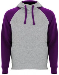 Roly Kapuzenpullover Badet Hooded Sweatshirt Unisex Lila/Dunkelblau