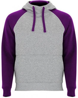 Roly Kapuzenpullover Badet Hooded Sweatshirt Unisex Lila/Dunkelblau