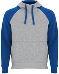Roly Kapuzenpullover Badet Hooded Sweatshirt Unisex Grau/Dunkelblau/Blau