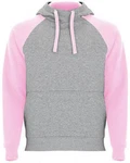 Roly Kapuzenpullover Badet Hooded Sweatshirt Unisex Rosa/Grau