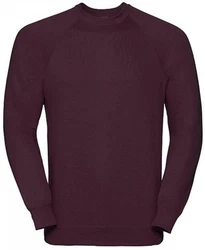 Russell Sweatshirt Raglan-Sweatshirt  Dunkelrot/Lila/Bordeaux