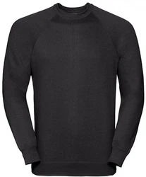 Russell Sweatshirt Raglan-Sweatshirt  Dunkelgrau/Schwarz/Grau