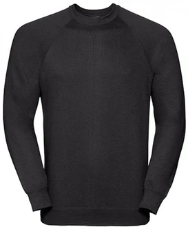 Russell Sweatshirt Raglan-Sweatshirt Dunkelgrau/Schwarz/Grau Russell Sweatshirt Raglan-Sweatshirt Dunkelgrau/Schwarz/Grau