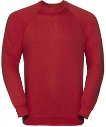 Russell Sweatshirt Raglan-Sweatshirt  Dunkelrot/Rot