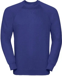 Russell Sweatshirt Raglan-Sweatshirt  Blau/Dunkelblau