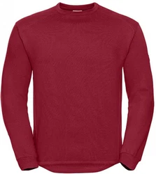 Russell Sweatshirt Workwear-Pullover Dunkelrot/Rot
