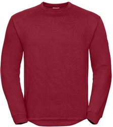 Russell Sweatshirt Workwear-Pullover Dunkelrot/Rot