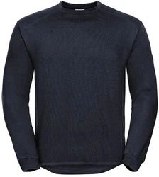 Russell Sweatshirt Workwear-Pullover Dunkelblau/Blau