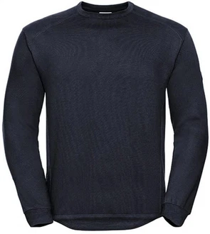 Russell Sweatshirt Workwear-Pullover Dunkelblau/Blau