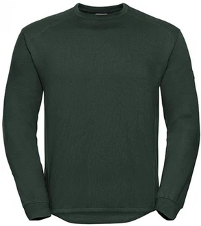 Russell Sweatshirt Workwear-Pullover Dunkelgrün/Grün