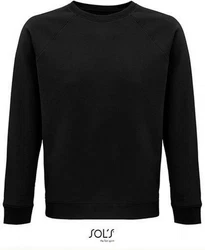 SOLS Sweatshirt Herren Sweat Space Unisex Sweatshirt Schwarz