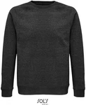 SOLS Sweatshirt Herren Sweat Space Unisex Sweatshirt Dunkelgrau/Grau