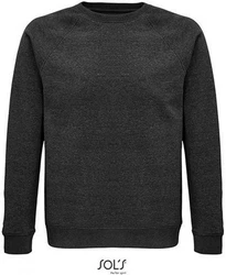 SOLS Sweatshirt Herren Sweat Space Unisex Sweatshirt Dunkelgrau/Grau