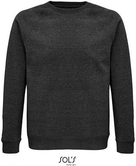 SOLS Sweatshirt Herren Sweat Space Unisex Sweatshirt Dunkelgrau/Grau