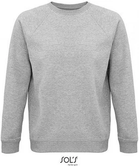 SOLS Sweatshirt Herren Sweat Space Unisex Sweatshirt Grau/Hellgrau/Dunkelgrau