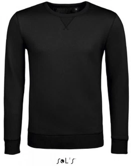 SOLS Herren Sweatshirt Sully Schwarz