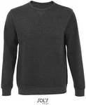 SOLS Herren Sweatshirt Sully Dunkelgrau/Grau