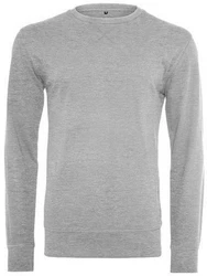 Build Your Brand Sweatshirt Light Crew Sweatshirt/Pullover Grau/Hellgrau