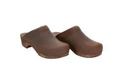 Sanita Wood Christian Clog Braun/Dunkelbraun