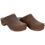 Sanita Wood Christian Clog Braun/Dunkelbraun
