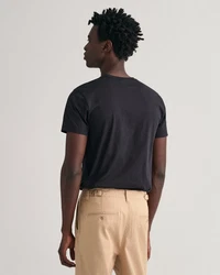 GANT T-Shirt Schwarz/Khaki/Beige/Braun