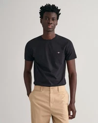 GANT T-Shirt Schwarz/Khaki/Beige/Braun
