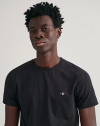 GANT T-Shirt Schwarz/Khaki/Beige/Braun