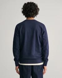 GANT Sweatshirt Printed Graphic C-Neck Sweat blau/evening blau