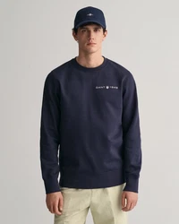 GANT Sweatshirt Printed Graphic C-Neck Sweat blau/evening blau