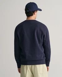 GANT Sweatshirt Printed Graphic C-Neck Sweat blau/evening blau