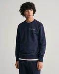 GANT Sweatshirt Printed Graphic C-Neck Sweat blau/evening blau