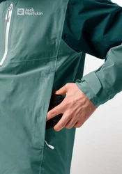 Jack Wolfskin Funktionsjacke EAGLE PEAK 2L JKT Grün/Türkis/Dunkelgrün