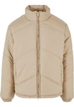 URBAN CLASSICS Herren Arrow Puffer Jacket (1-St) Beige/Khaki/Braun