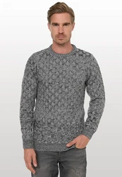 Rusty Neal Strickpullover Grau/Dunkelgrau/Hellgrau