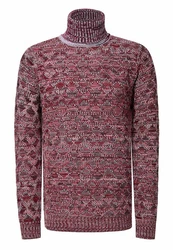 Rusty Neal Strickpullover Dunkelrot/Bordeaux/Rot