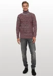 Rusty Neal Strickpullover Dunkelrot/Bordeaux/Rot