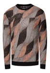 Rusty Neal Strickpullover Braun/Beige/Grau/Gelb/Orange/Mischfarben/Rosa