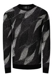 Strickpullover im angesagten Wellen-Design