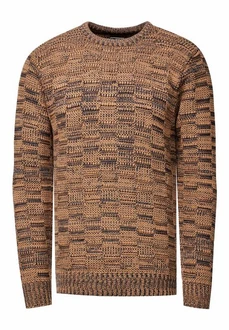 Rusty Neal Strickpullover Beige/Khaki/Braun