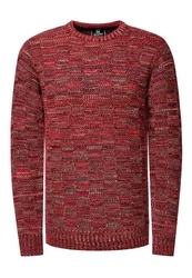 Rusty Neal Strickpullover Dunkelrot/Rot/Bordeaux