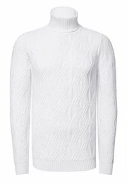 Rollkragenpullover in modischem Design